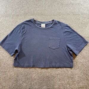 Varley Blue Crop Top